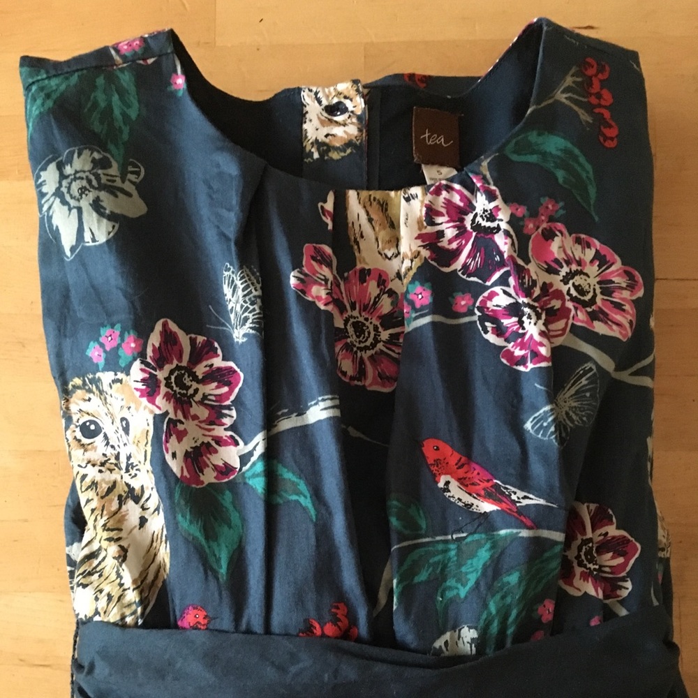 Tea Collection Caledonian Forest Sash Dress